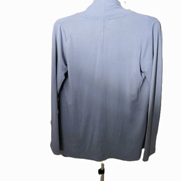 Max and Mia Lightweight draped cardigan light denim blue Medium size - Picture 7 of 8